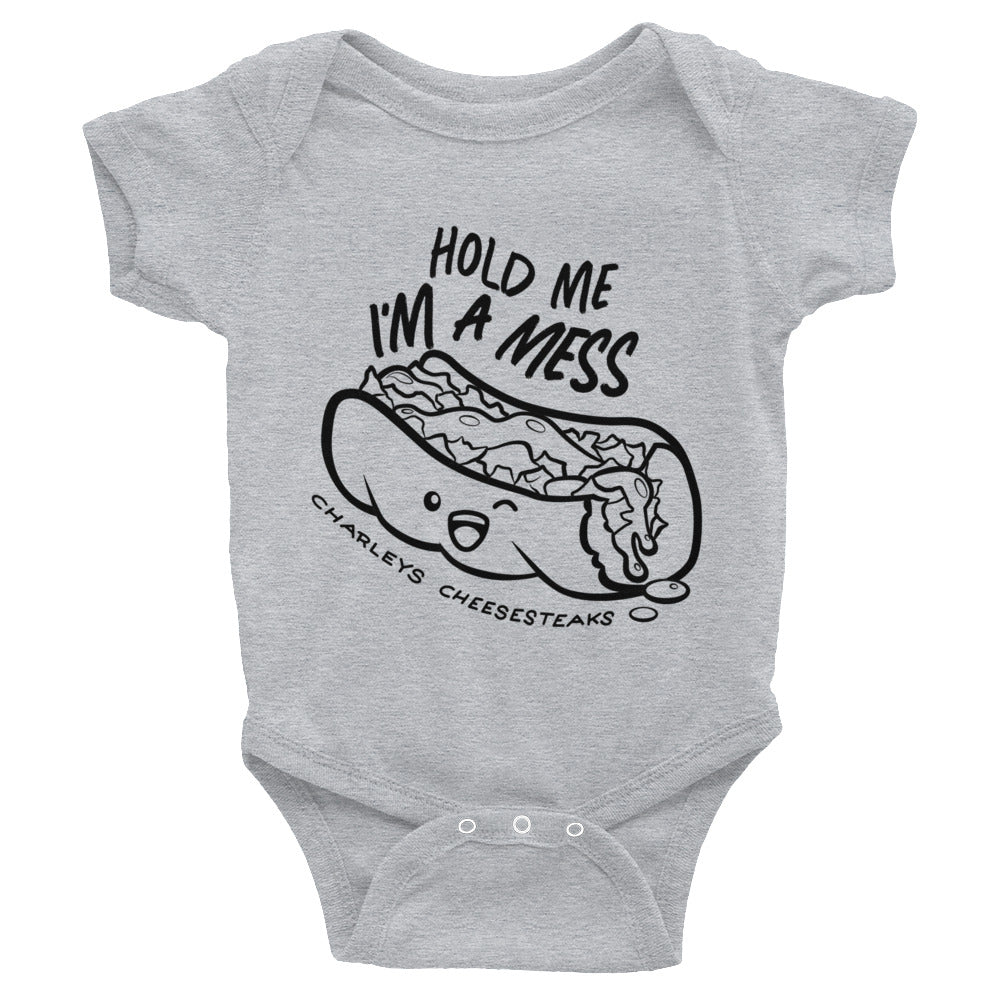 Hold Me I'm a Mess | Infant Onesie | Charleys Swag